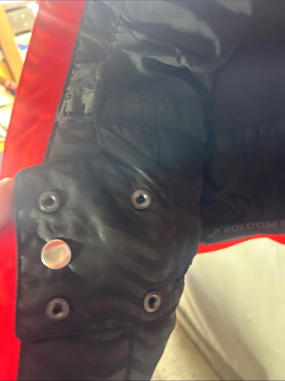 Volcom Red and Black Insulated Ski Snowboard Jacket